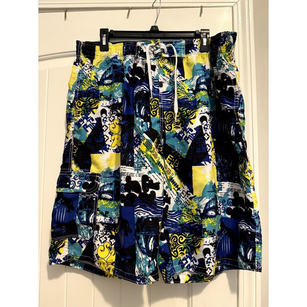 Multi color Swim Trunks Size XL by The Image